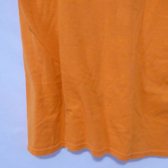 GILDAN | youth xl - extra large | Vibrant Solid Orange Tee / T-Shirt - Picture 11 of 12